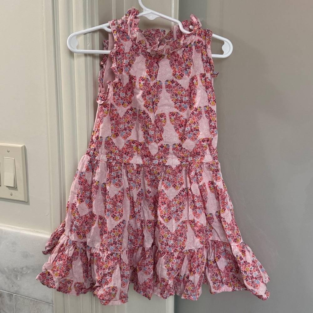 Pink Butterfly pattern Crewcuts dress 3